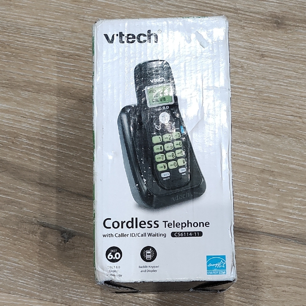 VTech Black Cordless Telephone with Caller ID